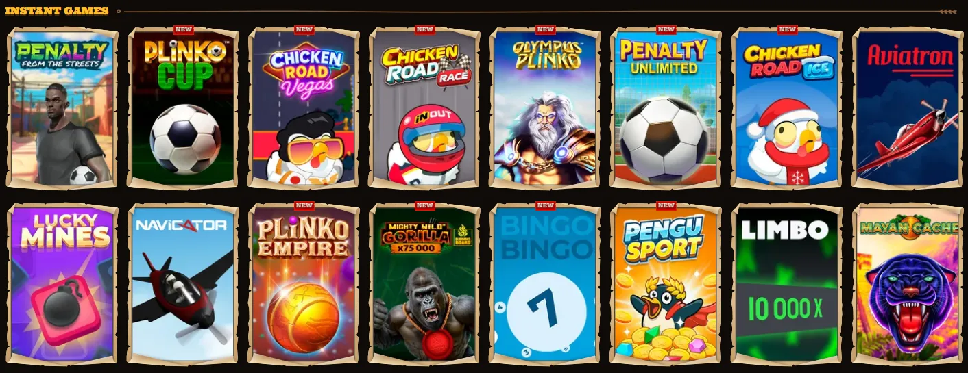 lizaro casino instant games